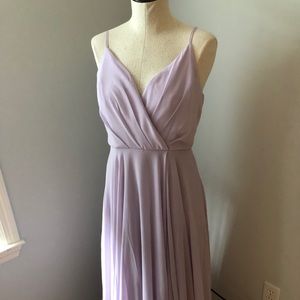 lilac light purple formal dress